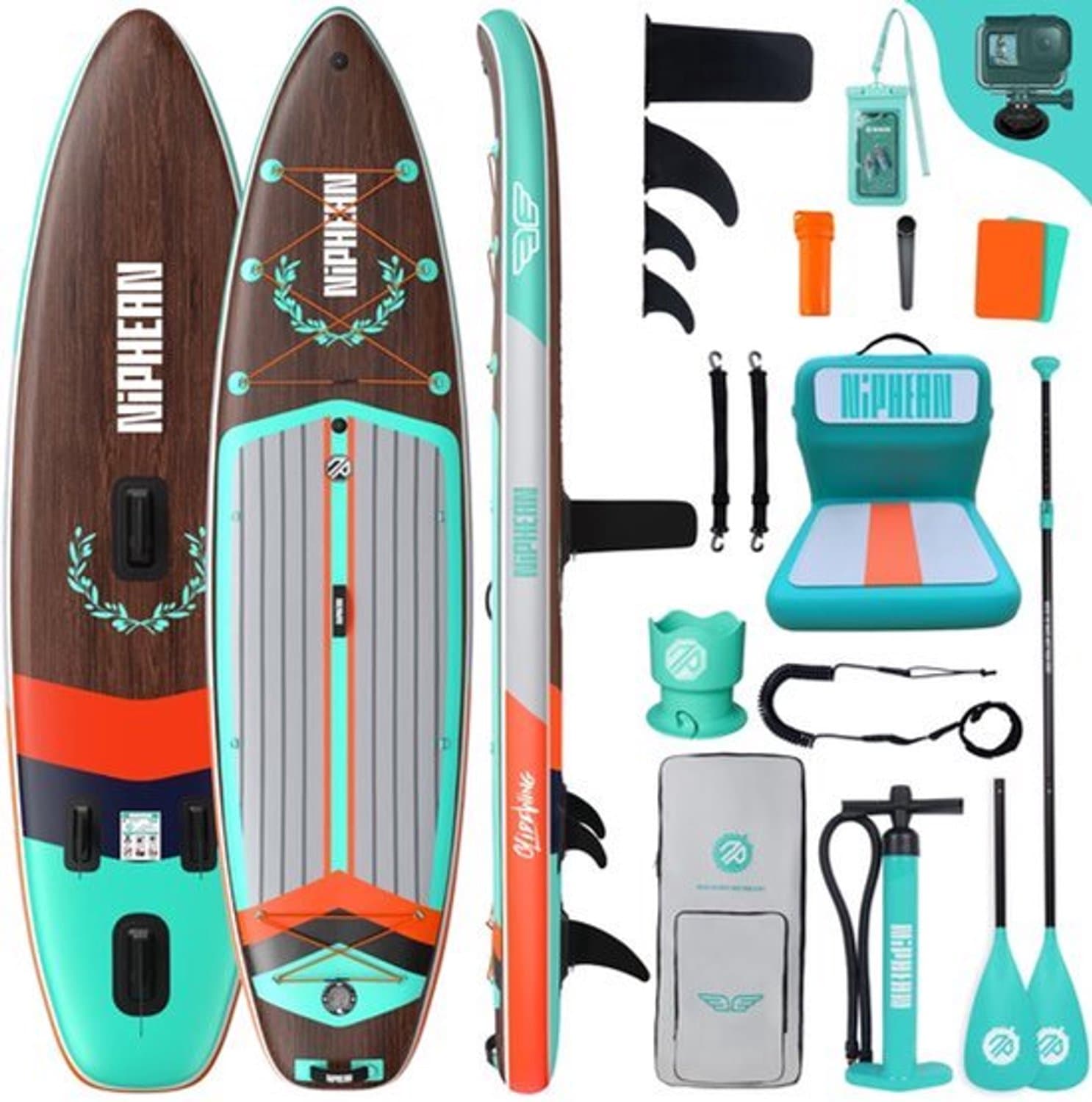 Opblaasbaar SUP Extra Groot 6 Inch Dikte PVC, 335×83 cm