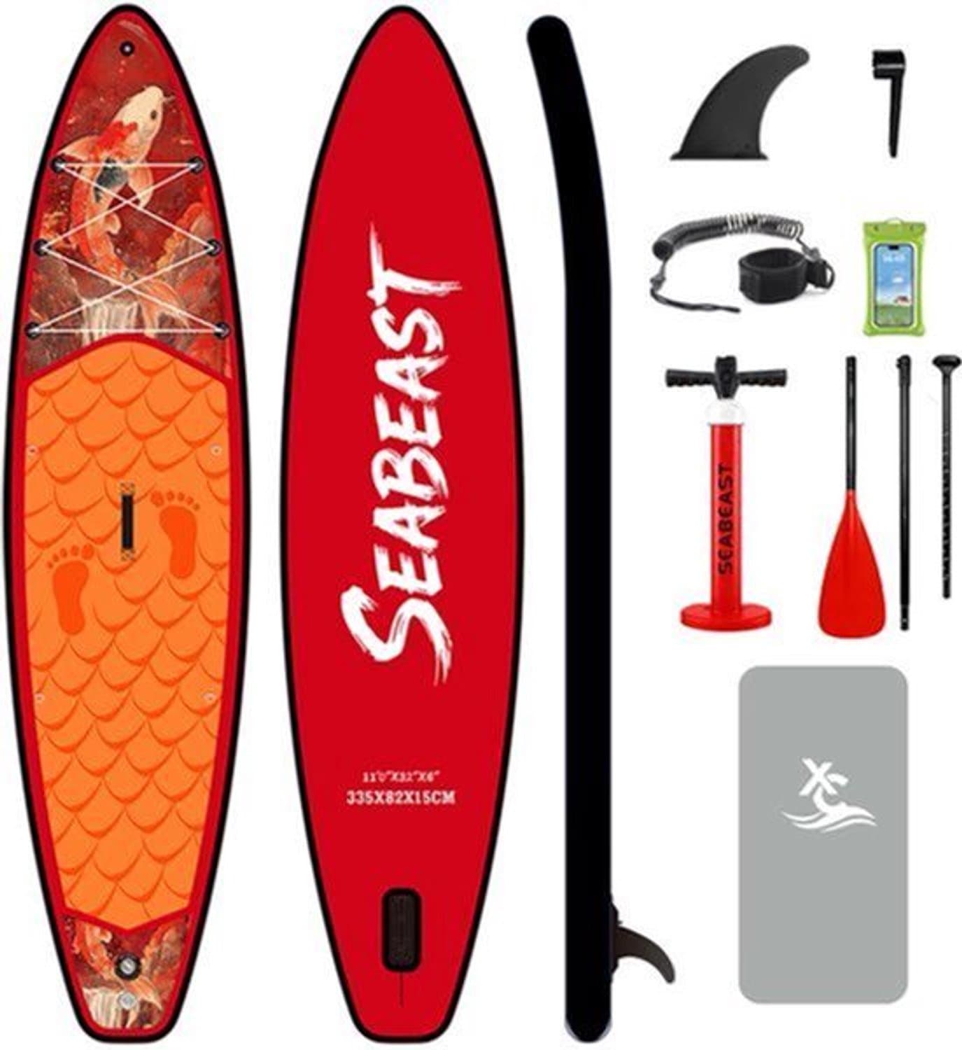 Opblaasbaar SUP Kleur HS032 13 kg Gewicht, 335 cm