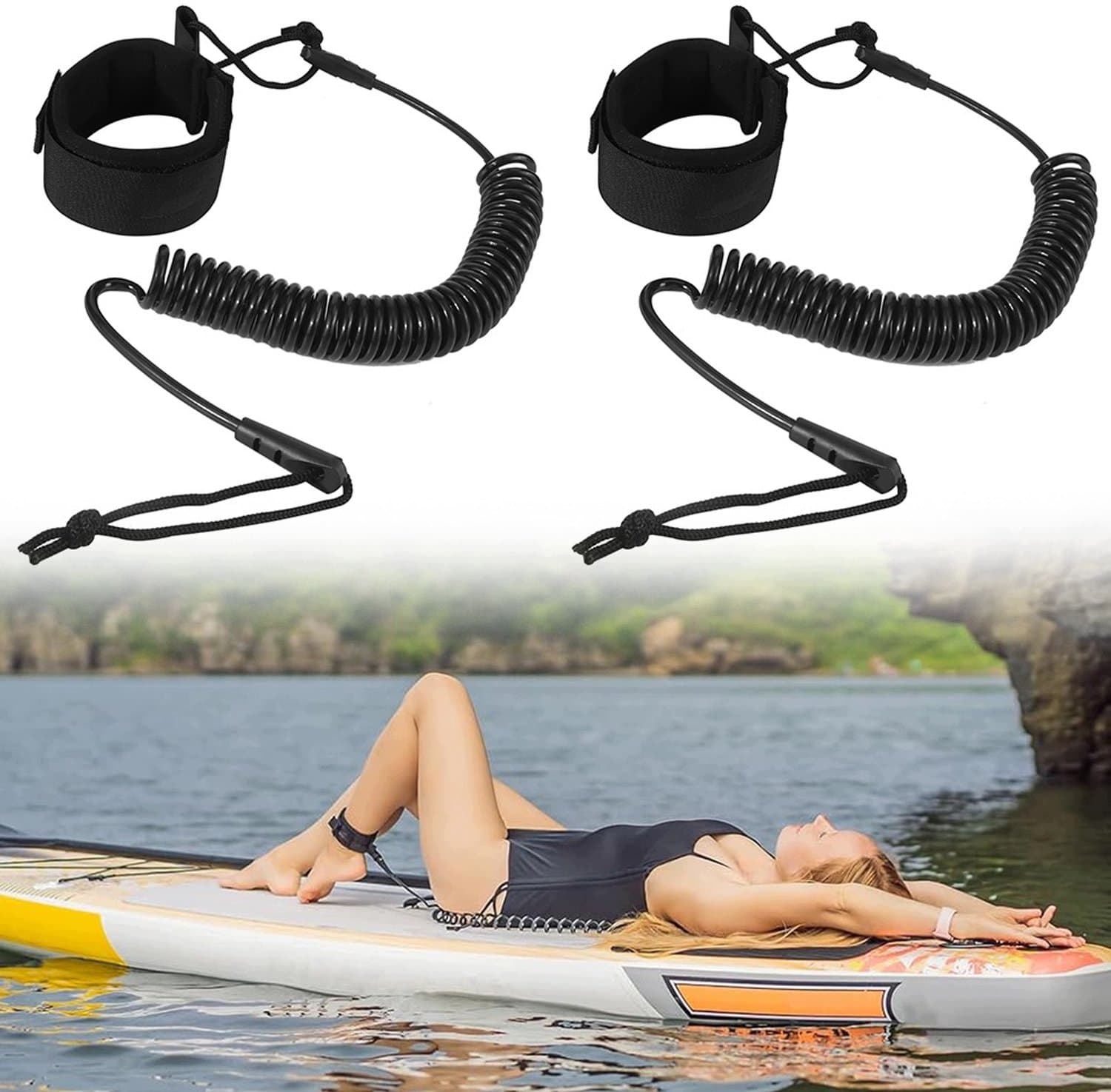 Dubbele SUP Leash Veiligheid & Bewegingsvrijheid