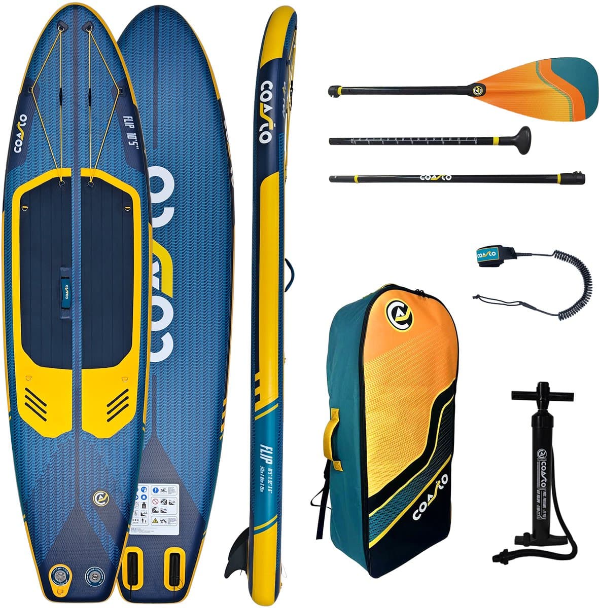 Coasto Flip 10'5 ultralicht Sup, 317 cm