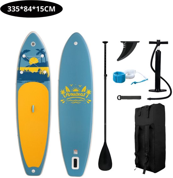 Bovista Sup Board - Opblaasbaar - Supboard - Sup Boards - Paddle - Kayak - Inclusief Accessoires - 335cm