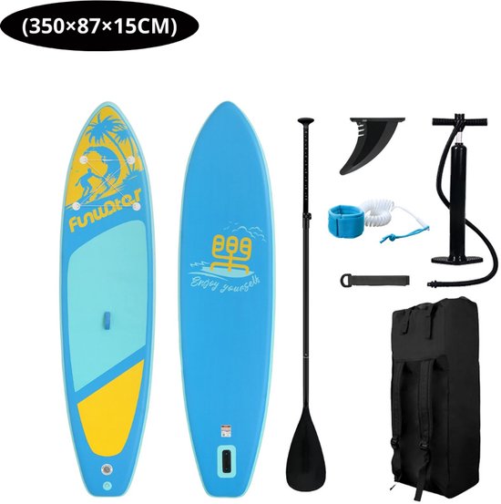 Bovista Sup Board - Opblaasbaar - Supboard - Sup Boards - Paddle - Kayak - Inclusief Accessoires - 350cm