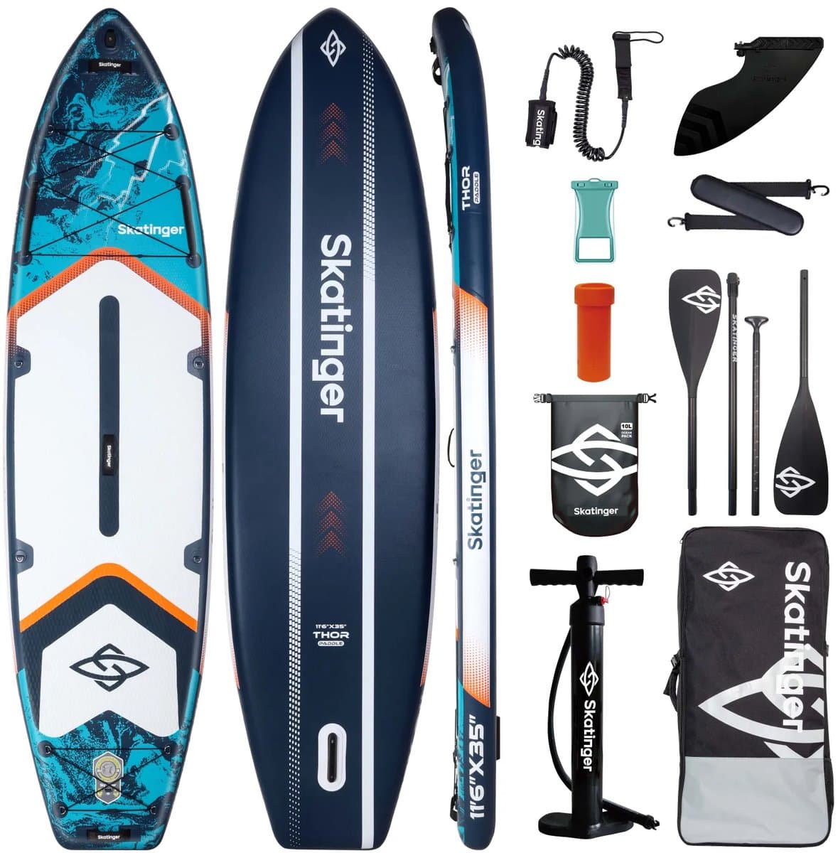 Skatinger Thor Blue Allround SUP Compleet Pakket