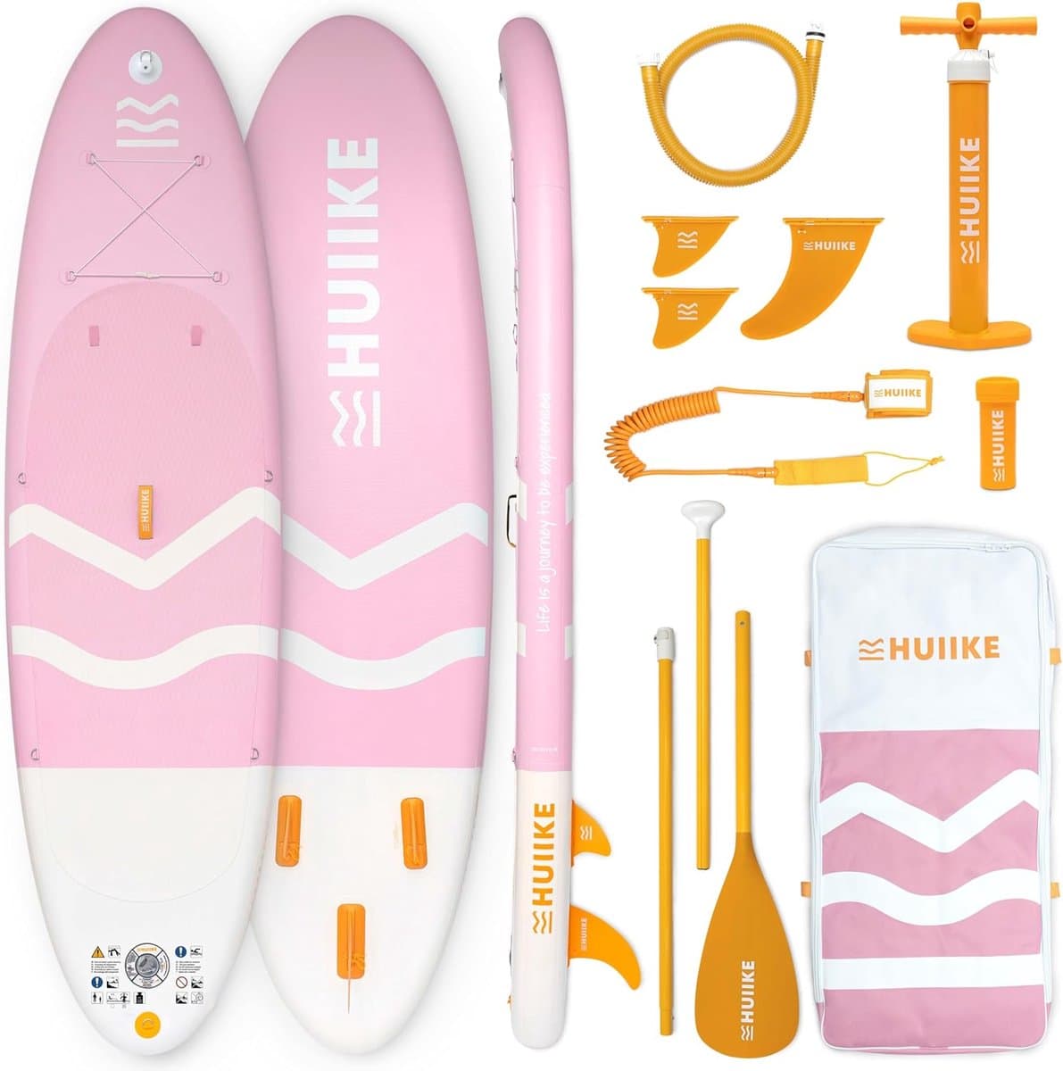 Opblaasbare SUP Set Hoge Stabiliteit Inclusief Peddel en Accessoires