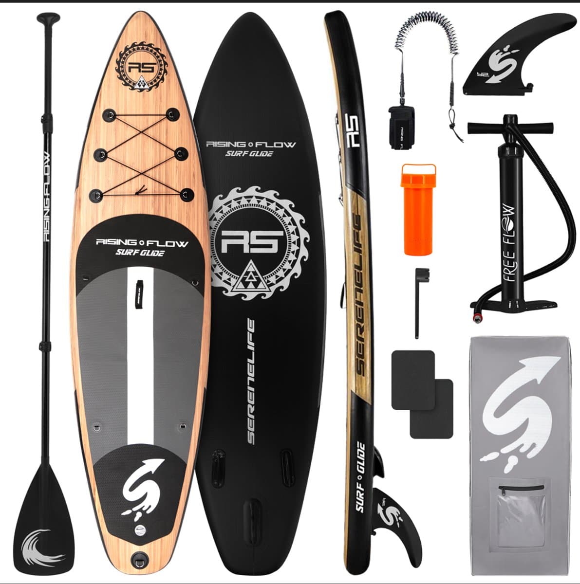 SereneLife SUP Antislip en Accessoires