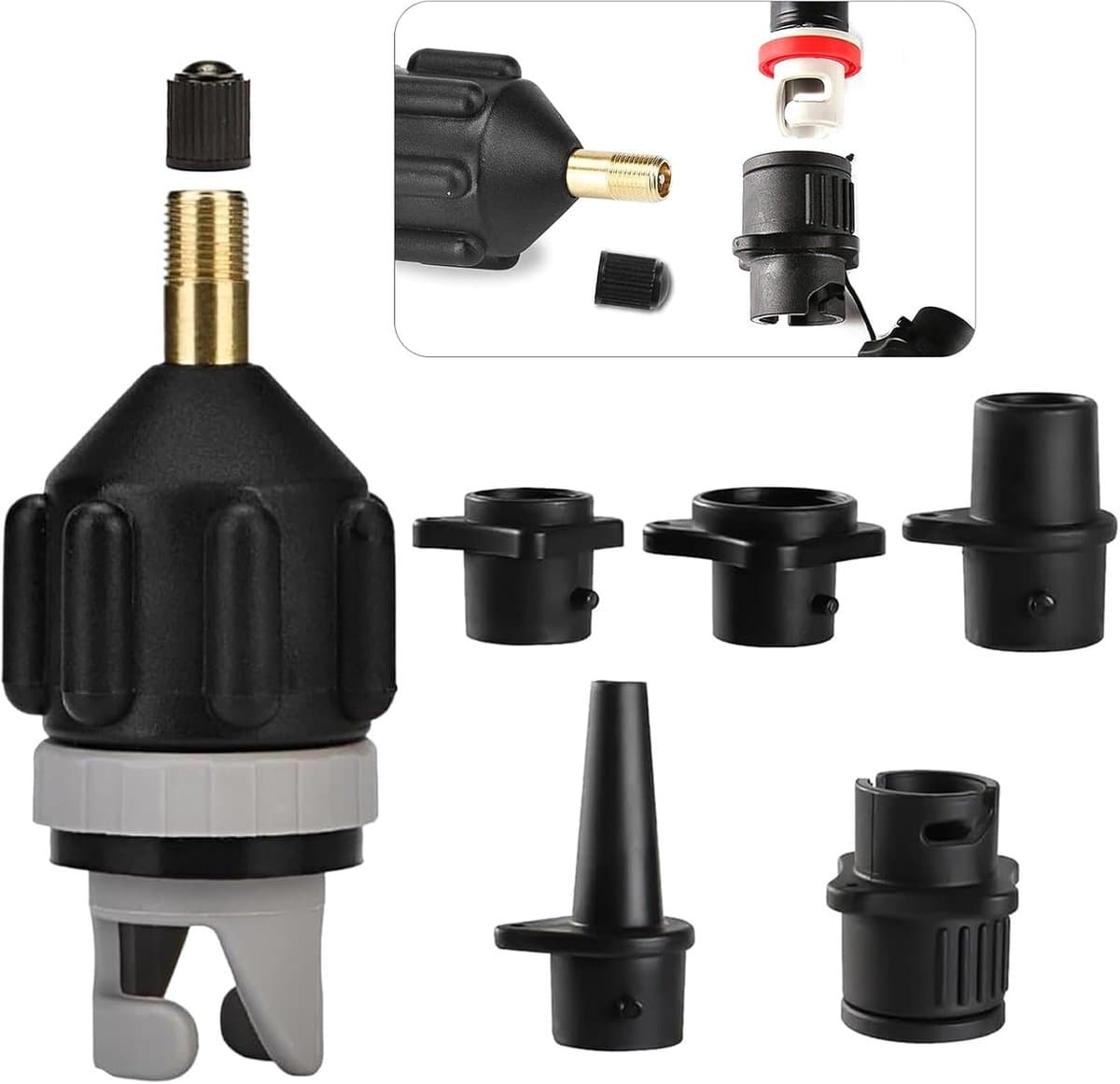 SUP adapter voor compressor, SUP ventieladapter, met 4 stuks