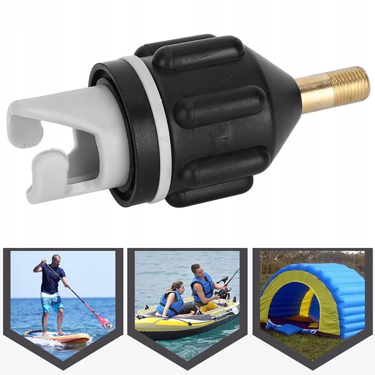 Merkloze SUP Pomp Adapter Voor Boten en SUP Boards