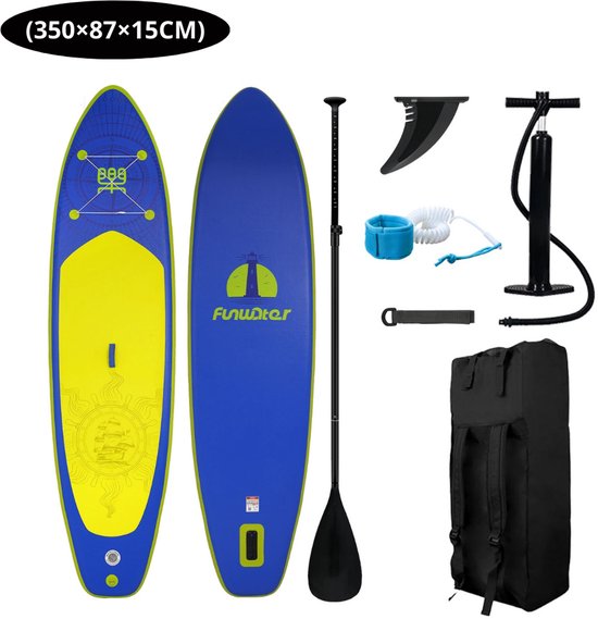 Bovista Sup Board - Opblaasbaar - Supboard - Sup Boards - Paddle - Kayak - 350cm - Donker Blauw