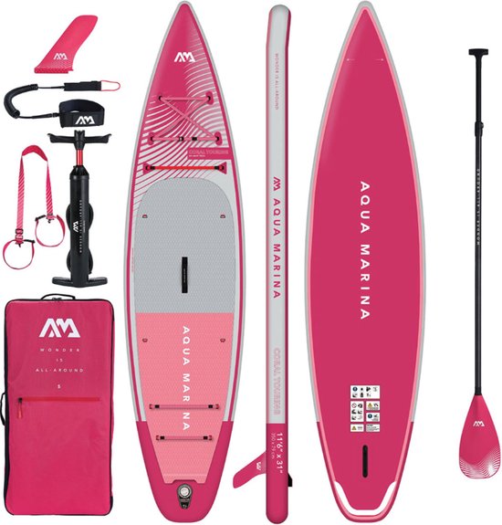 Aqua Marina Coral Touring Raspberry SUP - 350 cm