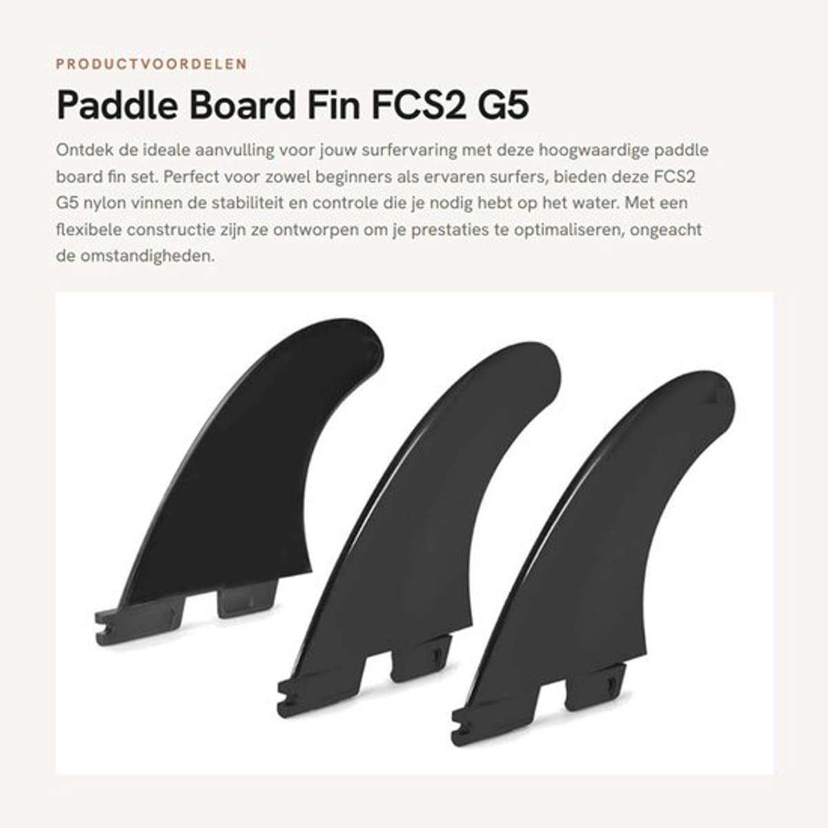 Paddle Vinnen Set 3 Stuks FCS2 G5