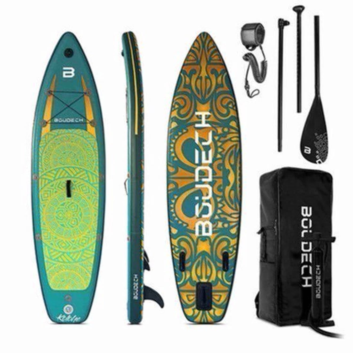 Sup Stand Up Paddle Dubbel Gecoat PVC Stabiel, 300×75 cm