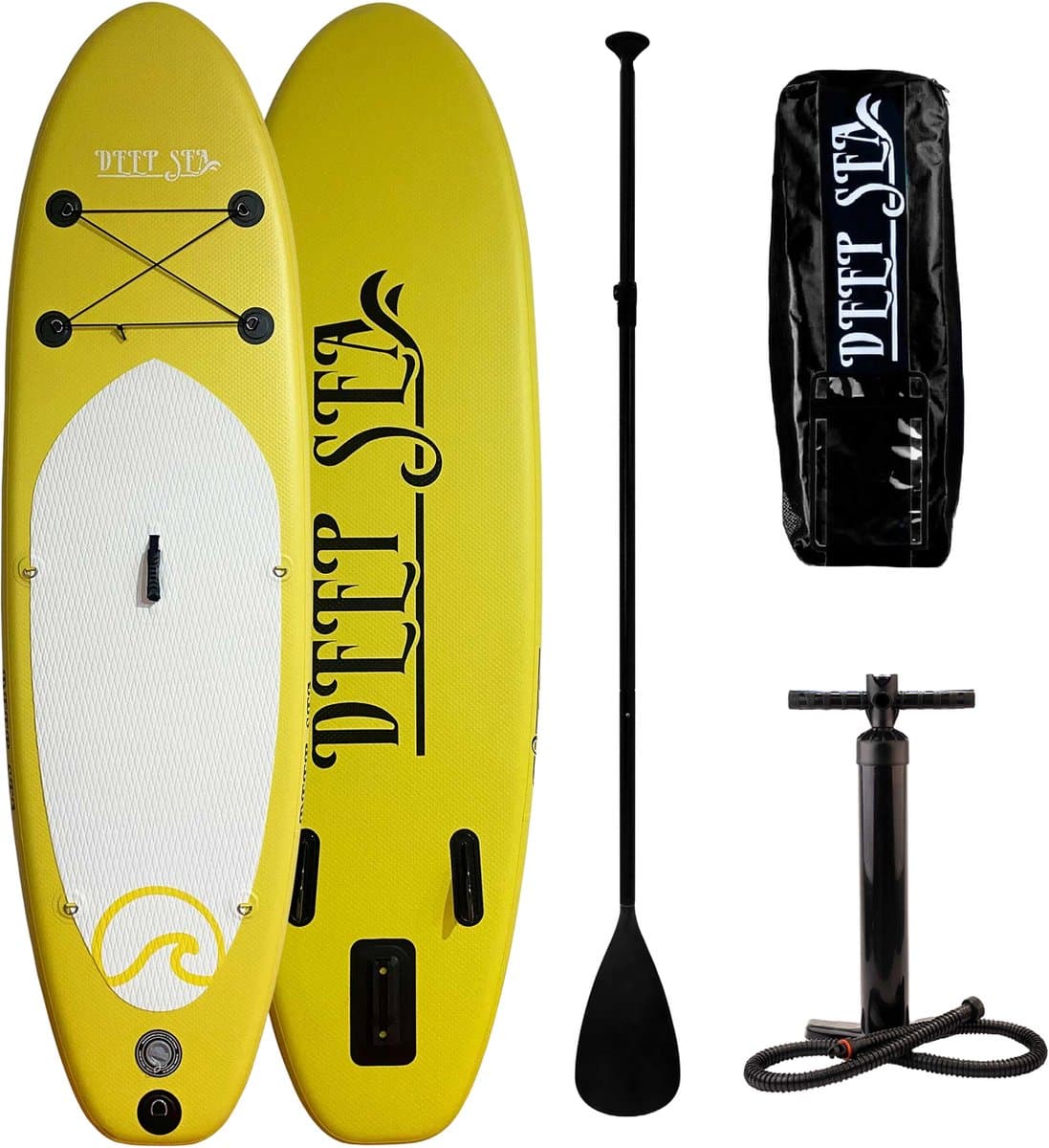 Deep Sea SUP Set Standard, Geel, 275 cm