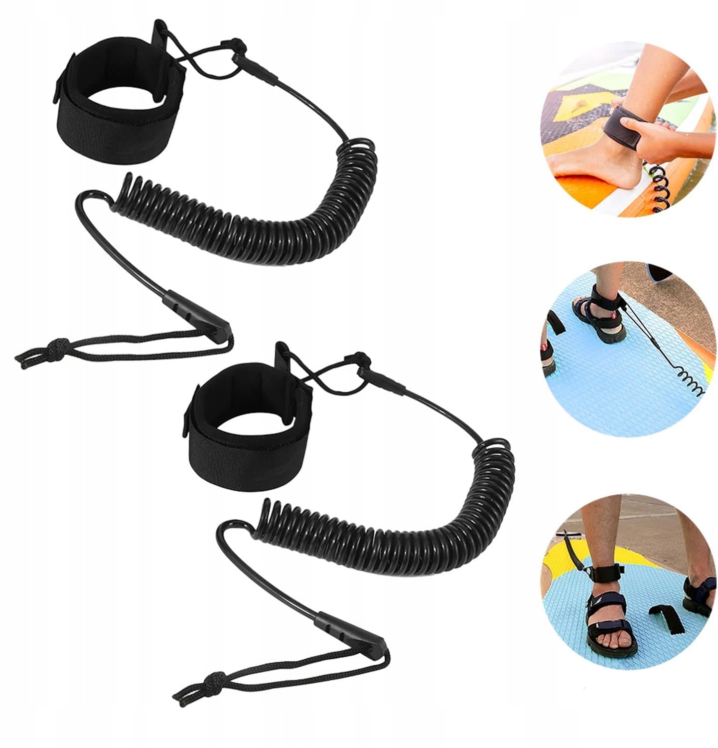 Merkloze SUP Veiligheidskabel Enkelband, 3m