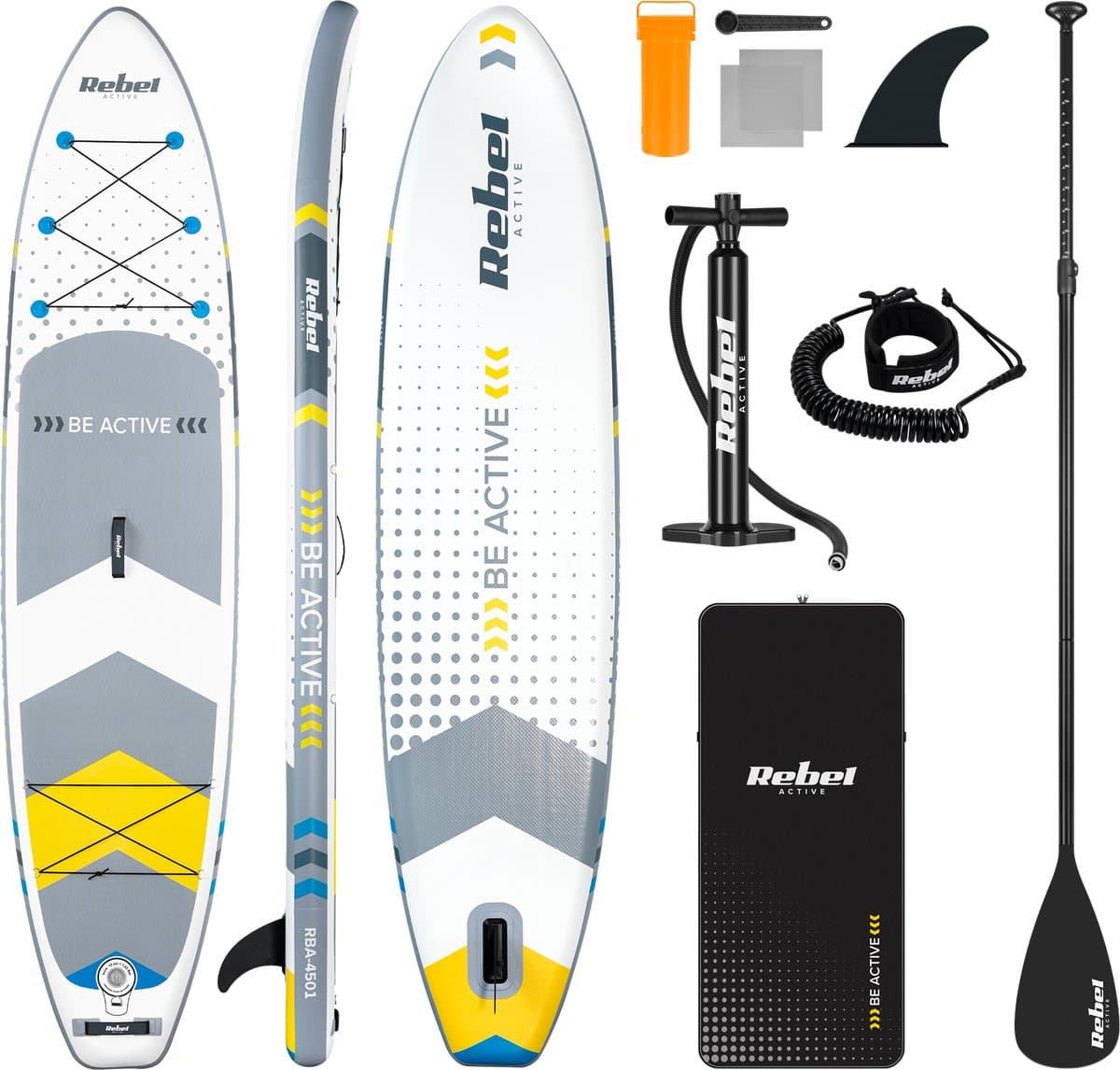 Opblaasbaar SUP board Rebel Rba 4500