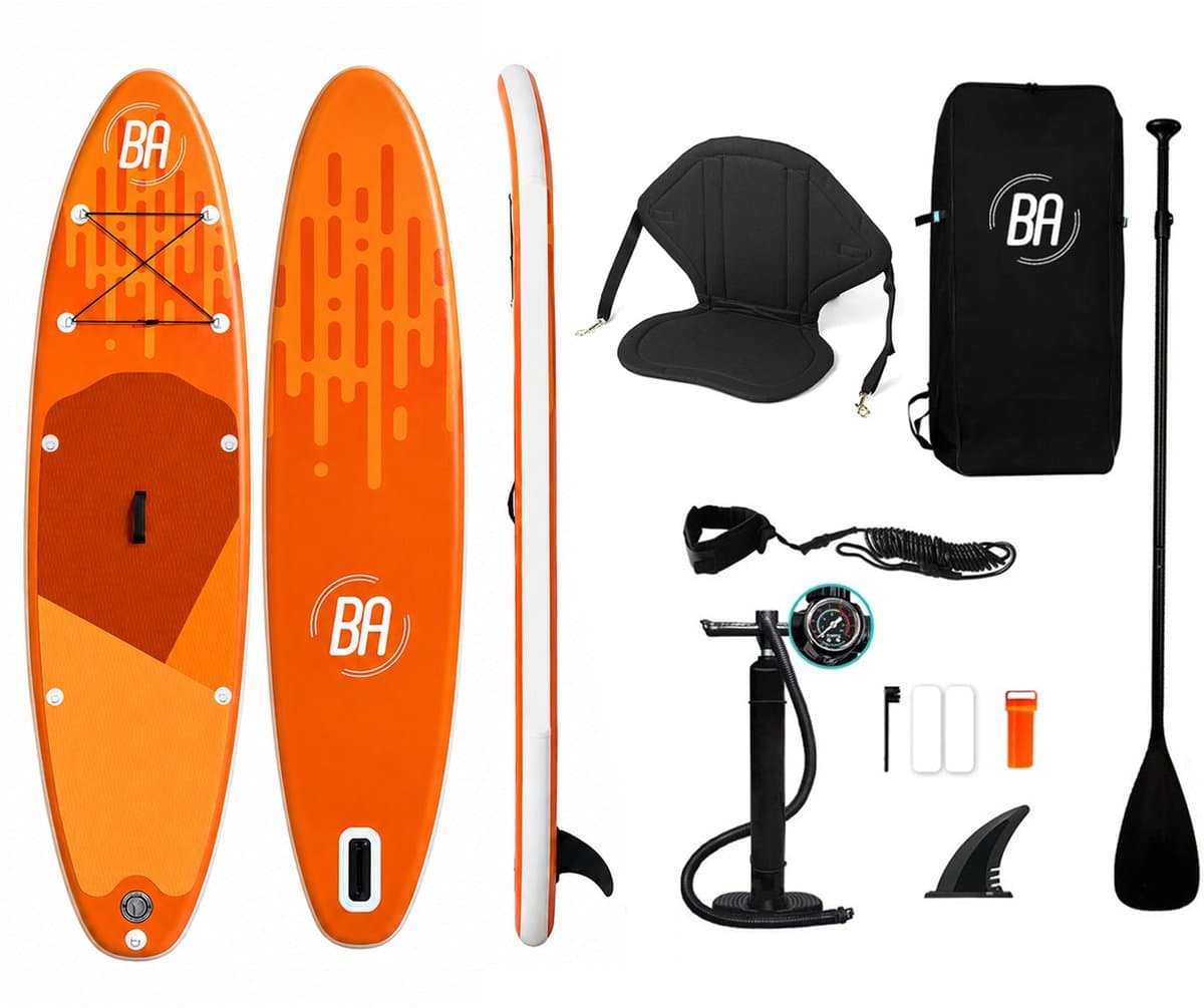 Best Active Horizon SUP XXL Inclusief SUP Zitje /, 335×81 cm, max 150 kg