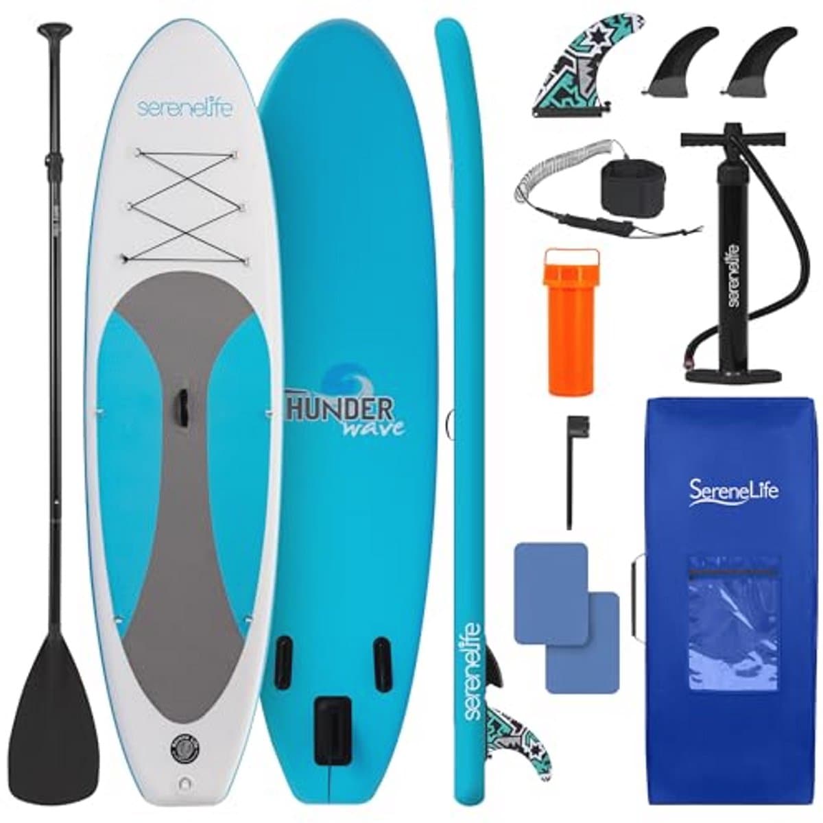 Opblaasbaar Stand Up Antislip SUP inclusief Paddle en Accessoires