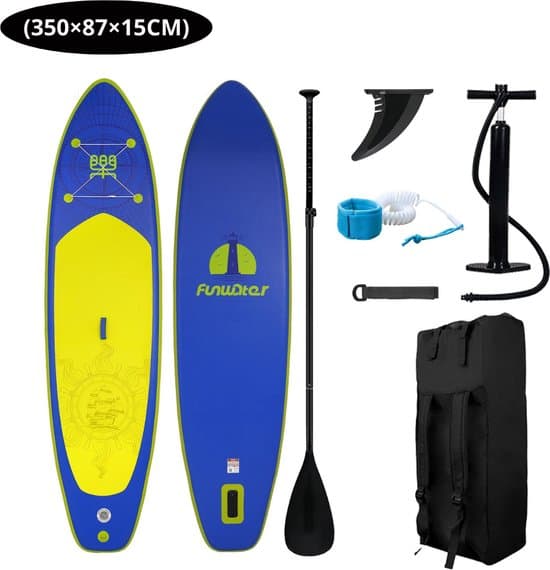 Nivard Sup Board - Opblaasbaar - Supboard - Sup Boards - Paddle - Kayak - 350cm - Donker Blauw