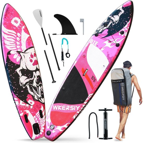 Nivard Sup Board - Opblaasbaar - Supboard - Sup Boards - Paddle - Kayak - 320cm Roze
