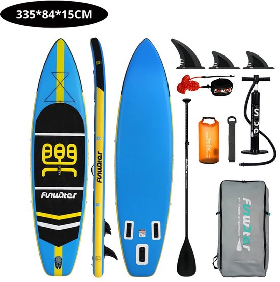 Nivard Sup Board - Opblaasbaar - Supboard - Sup Boards - Paddle - Kayak - Inclusief Accessoires - 335cm