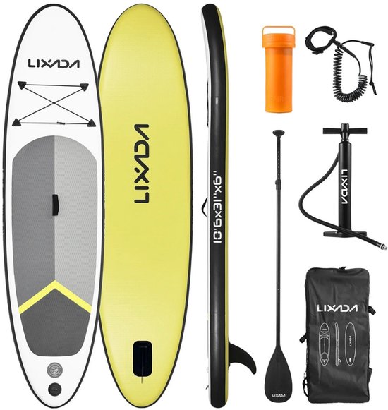 Bovista Sup Board - Opblaasbaar - Supboard - Sup Boards - Paddle - Kayak - Zwart