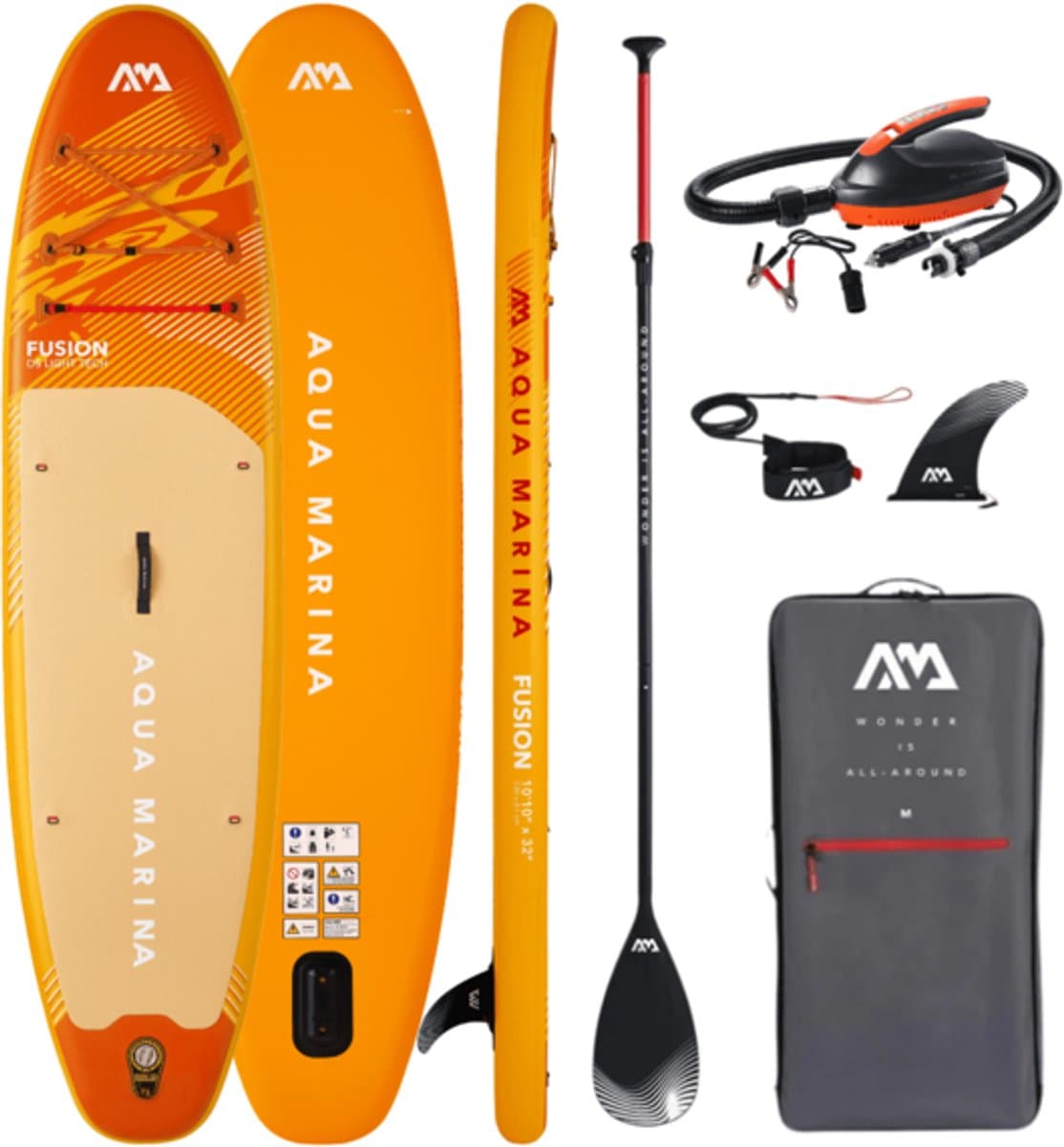 Aqua Marina Fusion 10'10 SUP Set Allround SUP, 10.8'