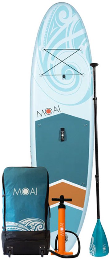 MOAI 10'6 - Opblaasbaar allround SUP board - Compleet - Inclusief tas, peddel, pomp