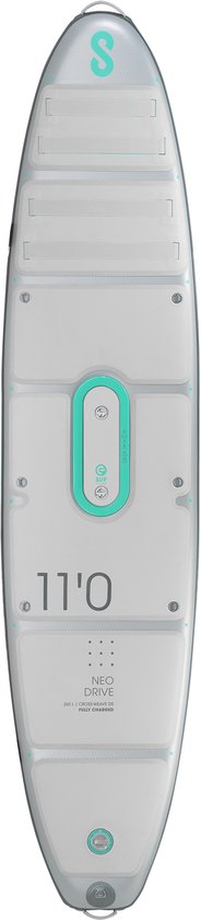 SipaBoards Neo Silver Electric – Elektrisch SUP Board – Zelfopblazend – Jetmotor – 11ft