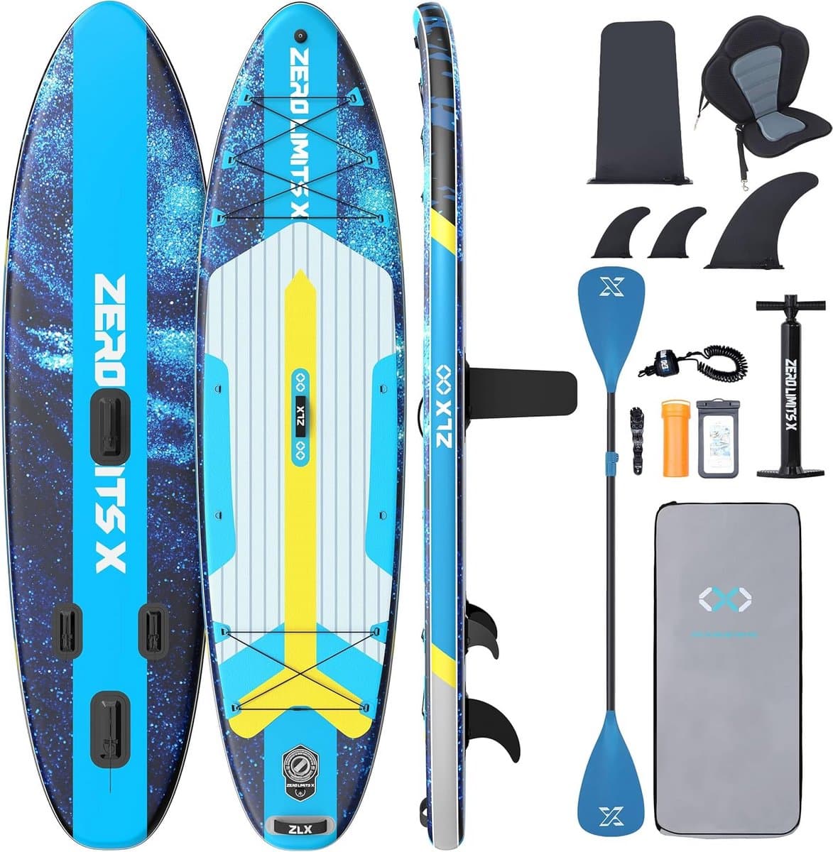 Opblaasbaar SUP board met zitting, stabiel en, 320 cm