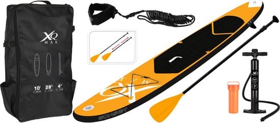 XQ Max SUP Board Set - Opblaasbaar - 305x71x10cm - oranje