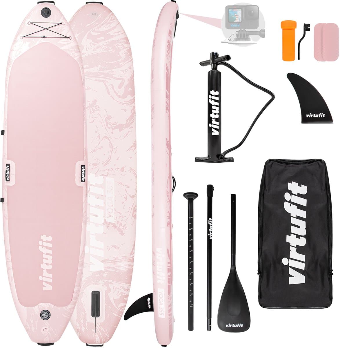 VirtuFit Yoga SUP Stand Up voor Yoga en Fitness, 335 cm