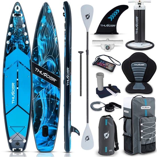 THUNDER® BLUET SUP Board - Opblaasbaar - 365 cm - Complete Set