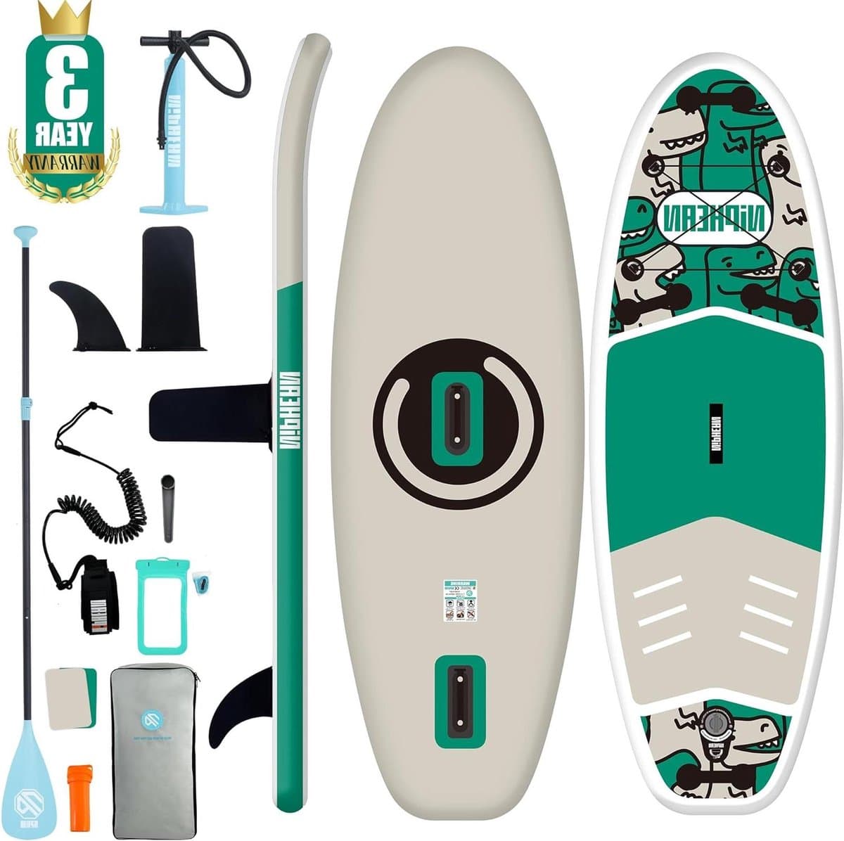 Opblaasbaar SUP Watersport Plezier Inclusief Zitje, 320 cm