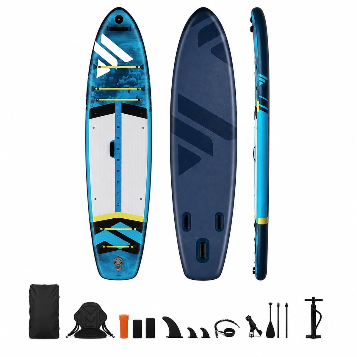SanaVida Stand Up Paddle Plank Incl. Accessoires, 325×89 cm, max 150 kg