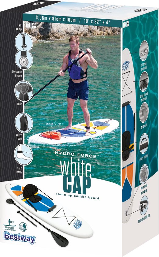 Bestway SUP Board - Unisex - Maat 305 - met zitje - Set