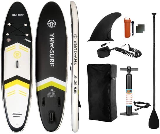 Bovista Sup Board - Opblaasbaar - Supboard - Sup Boards - Paddle - Kayak - 320cm - Zwart