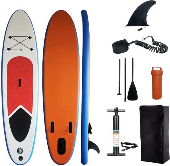 Livano Sup Board - Opblaasbaar - Supboard - Sup Boards - Paddle - Kayak - Oranje - 320cm