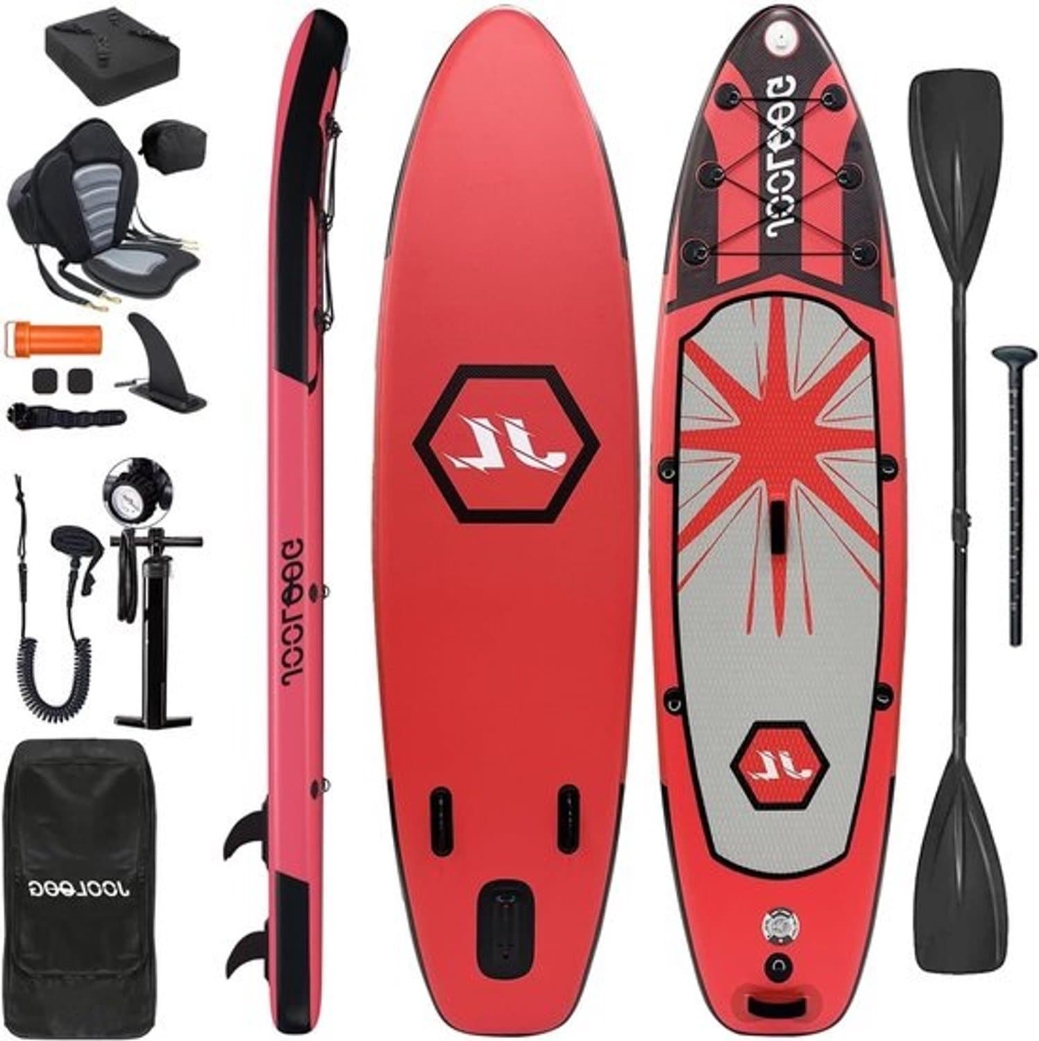Opblaasbaar SUP Watersportplezier Extra Breed, 320×81 cm