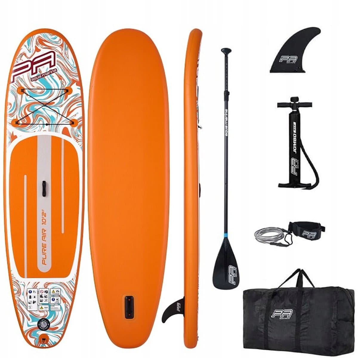 Aqua Marina Coast Orange SUP Stabiel & Veelzijdig, 310 cm