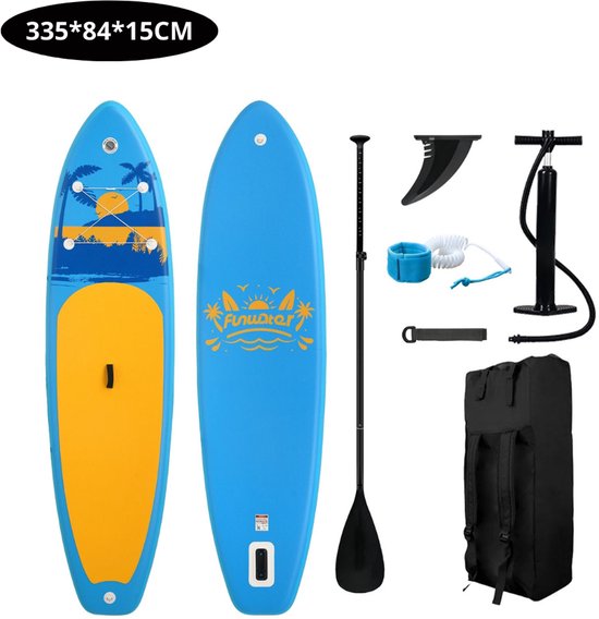 Livano Sup Board - Opblaasbaar - Supboard - Sup Boards - Paddle - Kayak - Inclusief Accessoires - 335cm