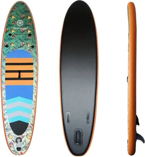 Livano Sup Board - Opblaasbaar - Supboard - Sup Boards - Paddle - Kayak - Zwart - 320cm