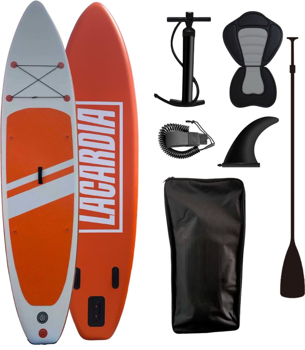 LaCardia SUP 180KG Draagkracht Oranje, 335×80 cm, max 180 kg