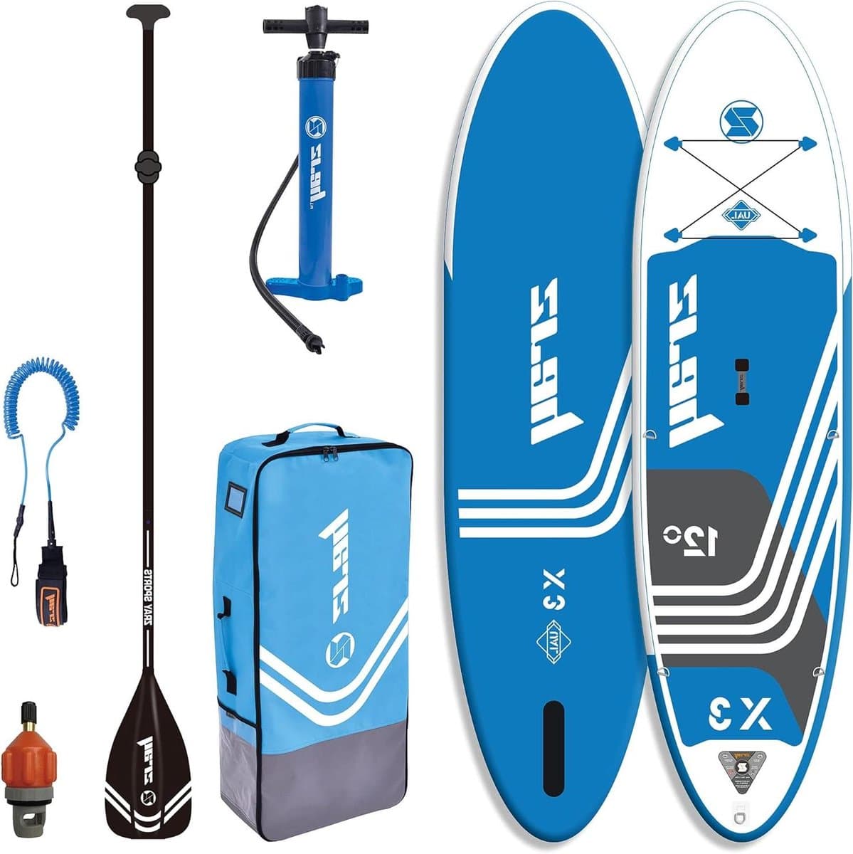 Sup Peddelplank Watersport Ontspanning Militaire, 365 cm