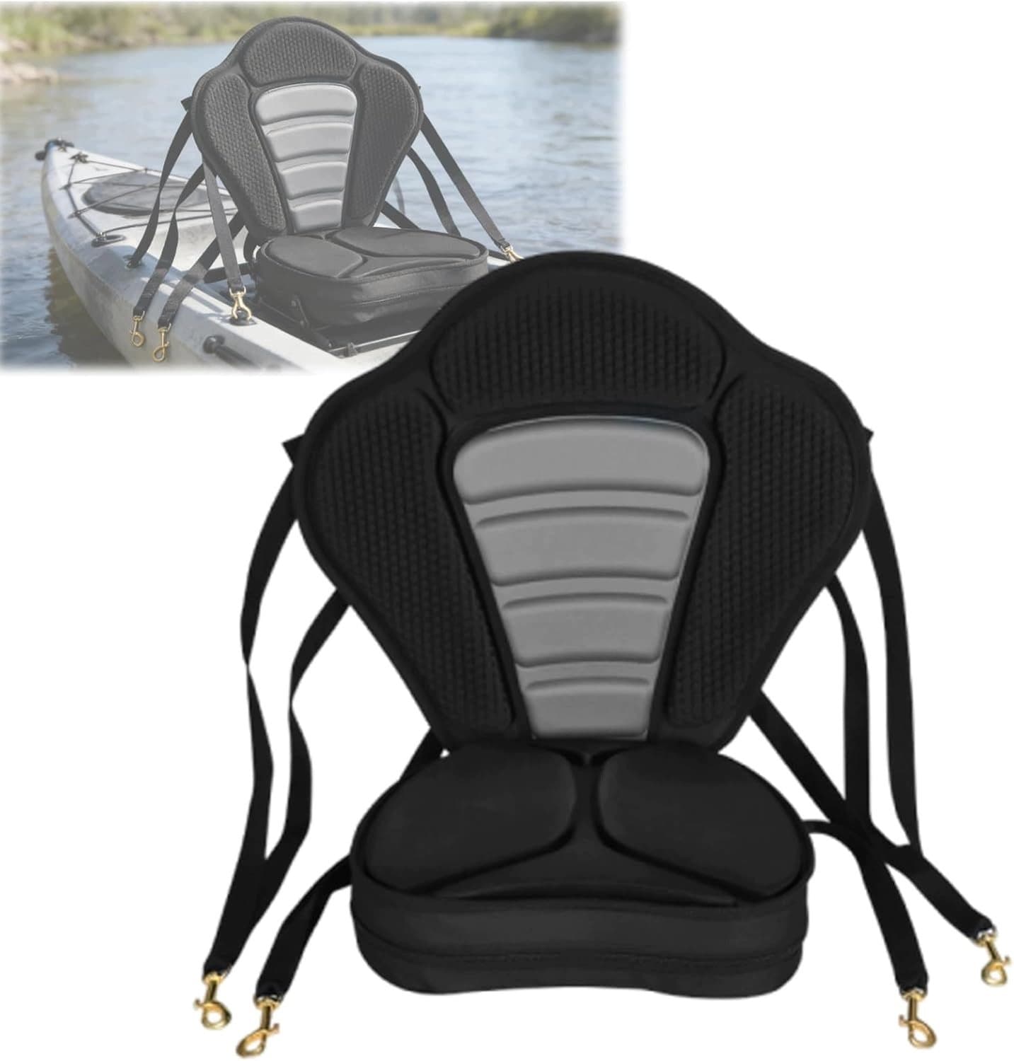 Comfortabel SUP & Roeiboot Zitje met Rugleuning Verstelbaar