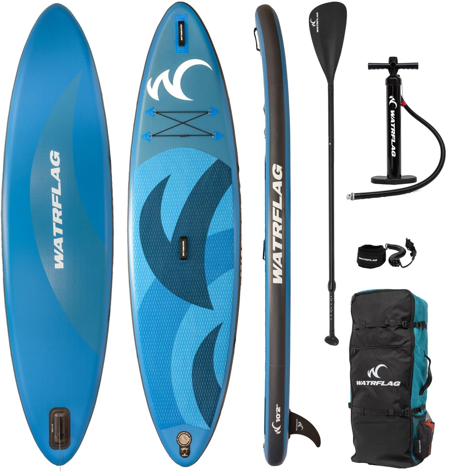 Opblaasbaar SUP 10'2" Allround Lengte Dikte, 310 cm