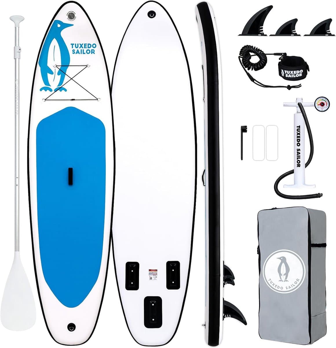 Opblaasbaar SUP Anti Slip EVA Draagvermogen 150 kg, 320 cm, max 150 kg