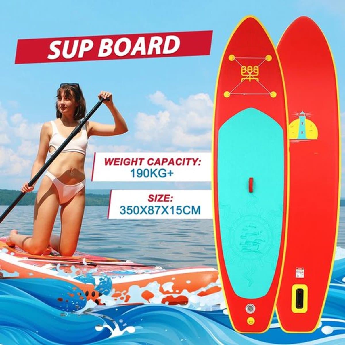 Supboard Sup Kajak Stand, 350×87 cm, max 160 kg