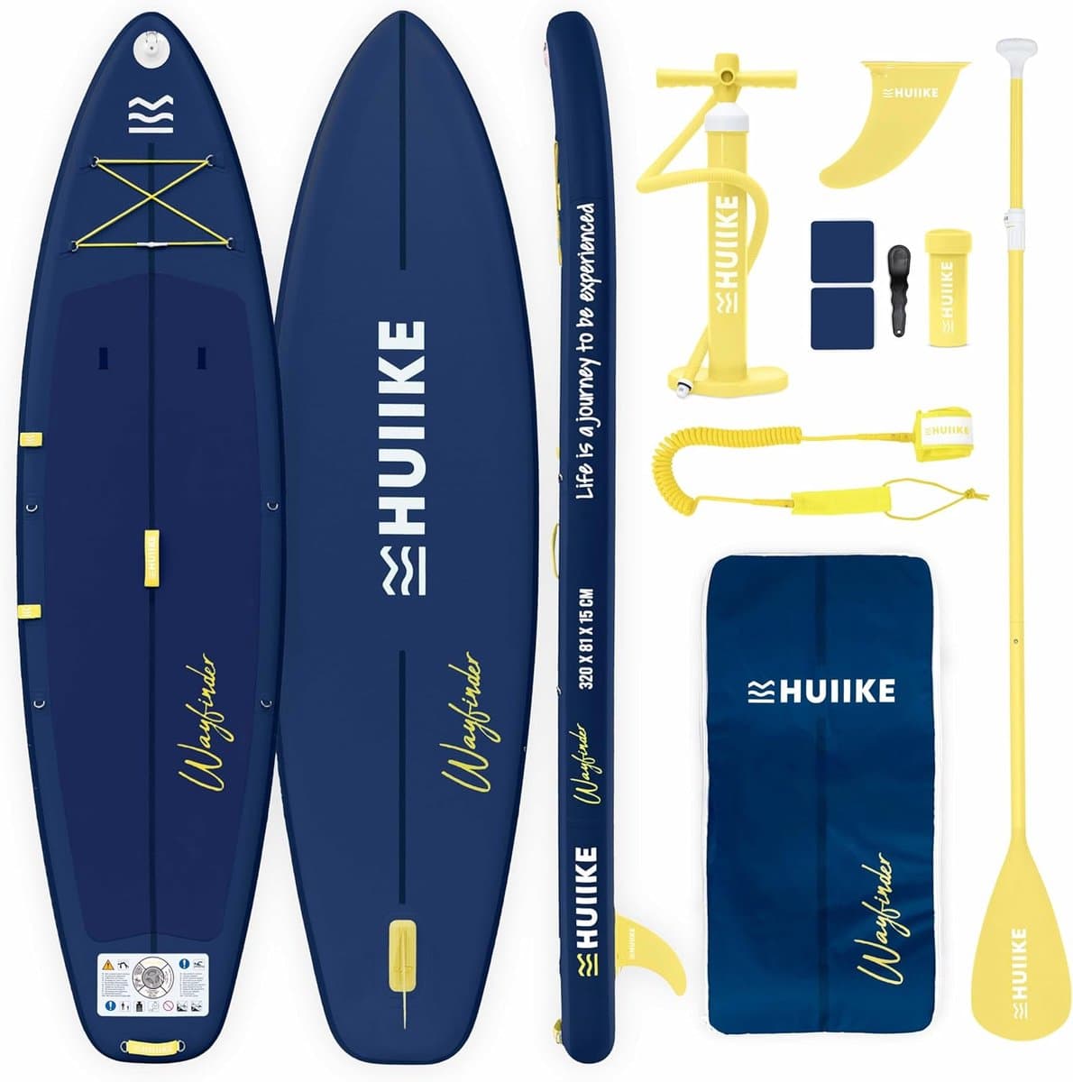 Opblaasbaar SUP Peddelboard Set Water Tochten, 320×81 cm