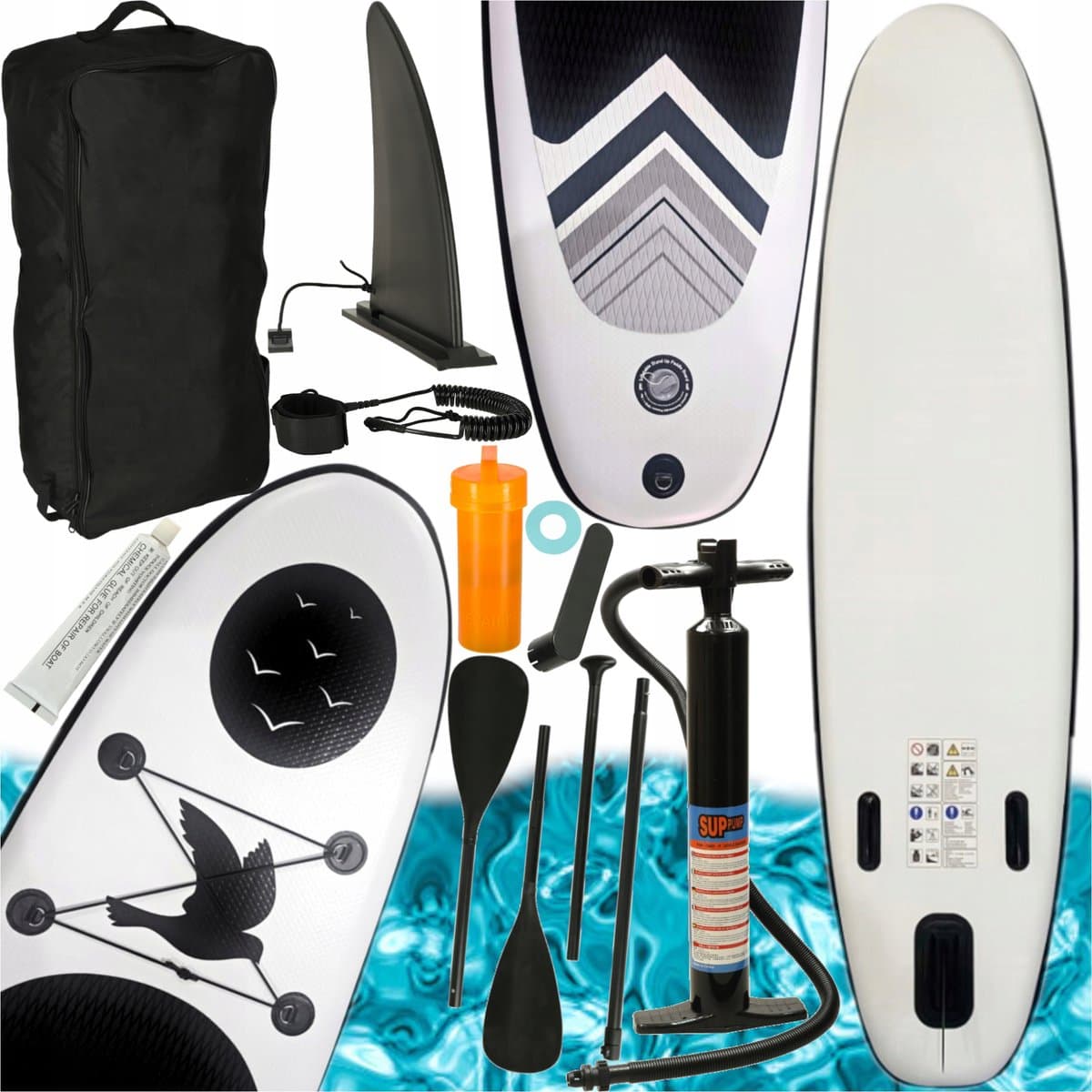 Opblaasbare SUP Compleet & Rugzak, 320 cm