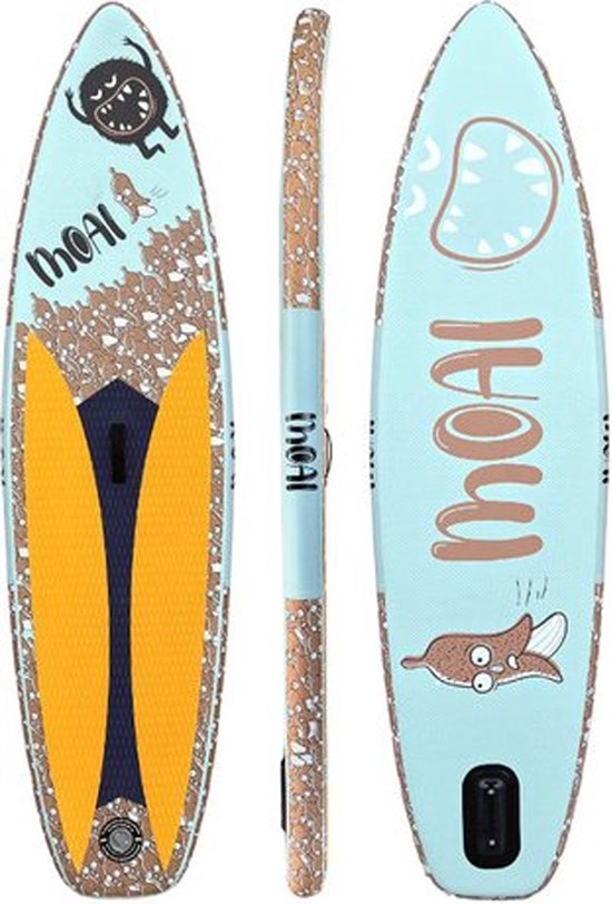 MOAI Kids SUP Board 8'2 - 250cm - lichtgewicht - voor jonge avonturiers