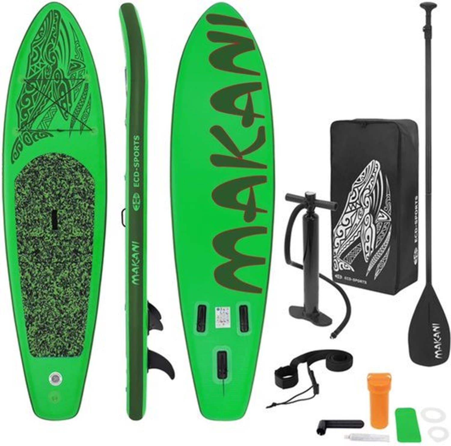 Opblaasbaar SUP Groen Dikte PVC Materiaal, 320 cm